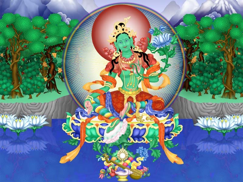 A Brief Sadhana of Green Tara